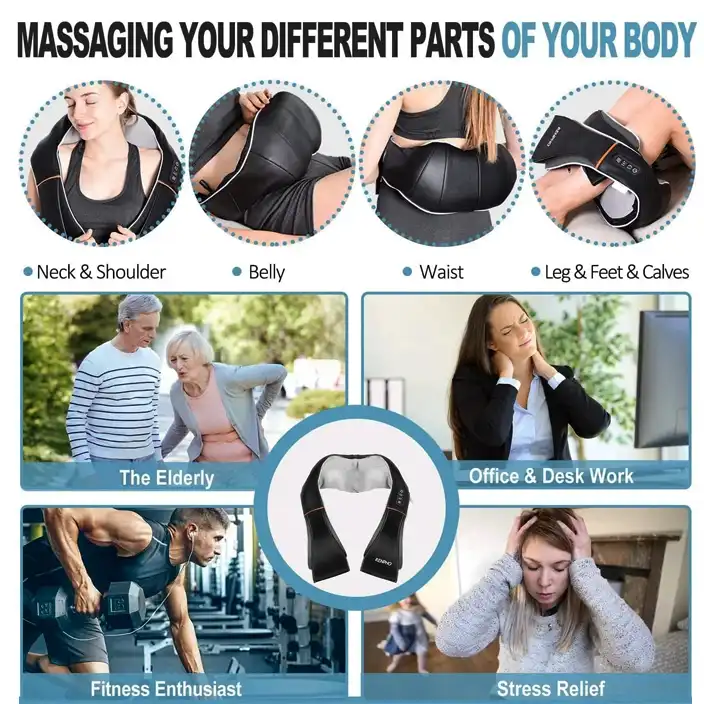 RENPHO Neck and Shoulder Massager works for the whole body.