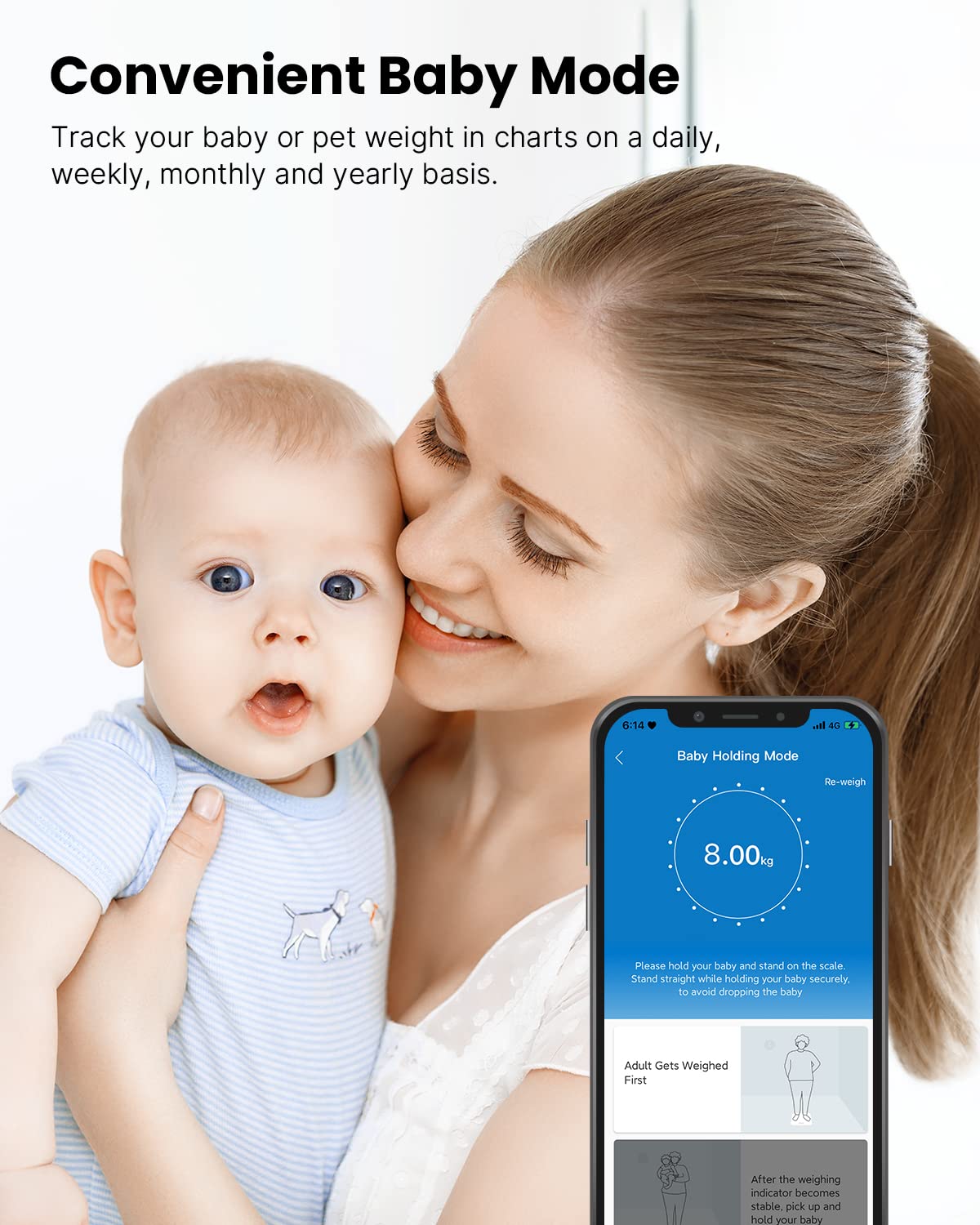711waPOQXaL._SL1500_ Convenient baby mode