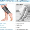 Cordless Calf Foot Massager portable and easy