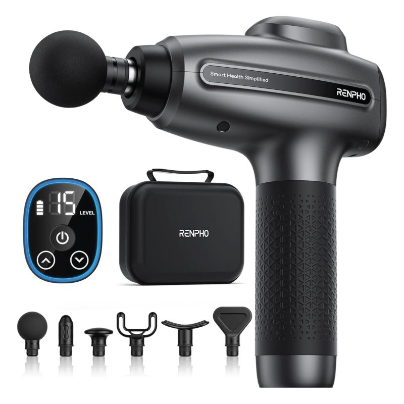 RENPHO Body Massager Muscle Massage Gun for Pain Relief Deep